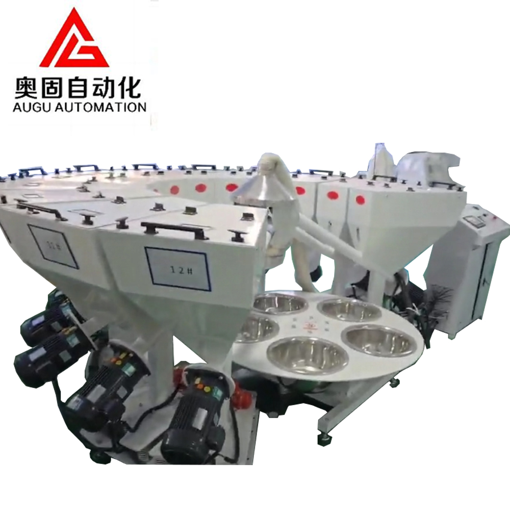 System ważenia sprzętu do mieszania chemikaliów Augu z 10 stacjami: stabilny, dokładny i konfigurowalny